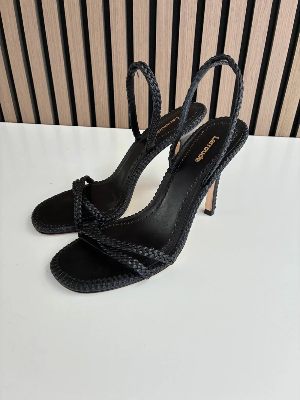 Never worn LARROUDE Heels